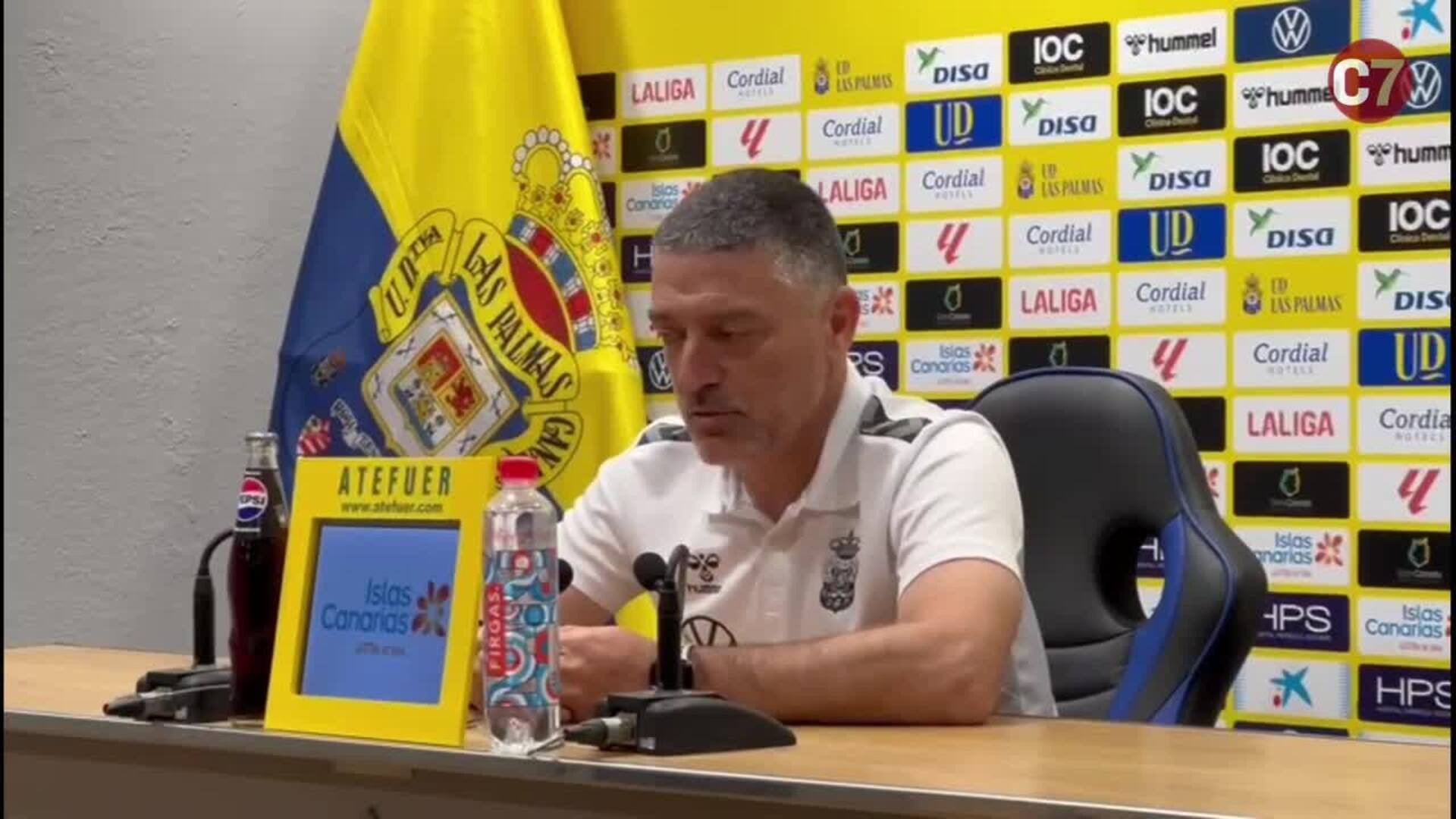 García Pimienta analiza el partido contra el Atlético de Madrid