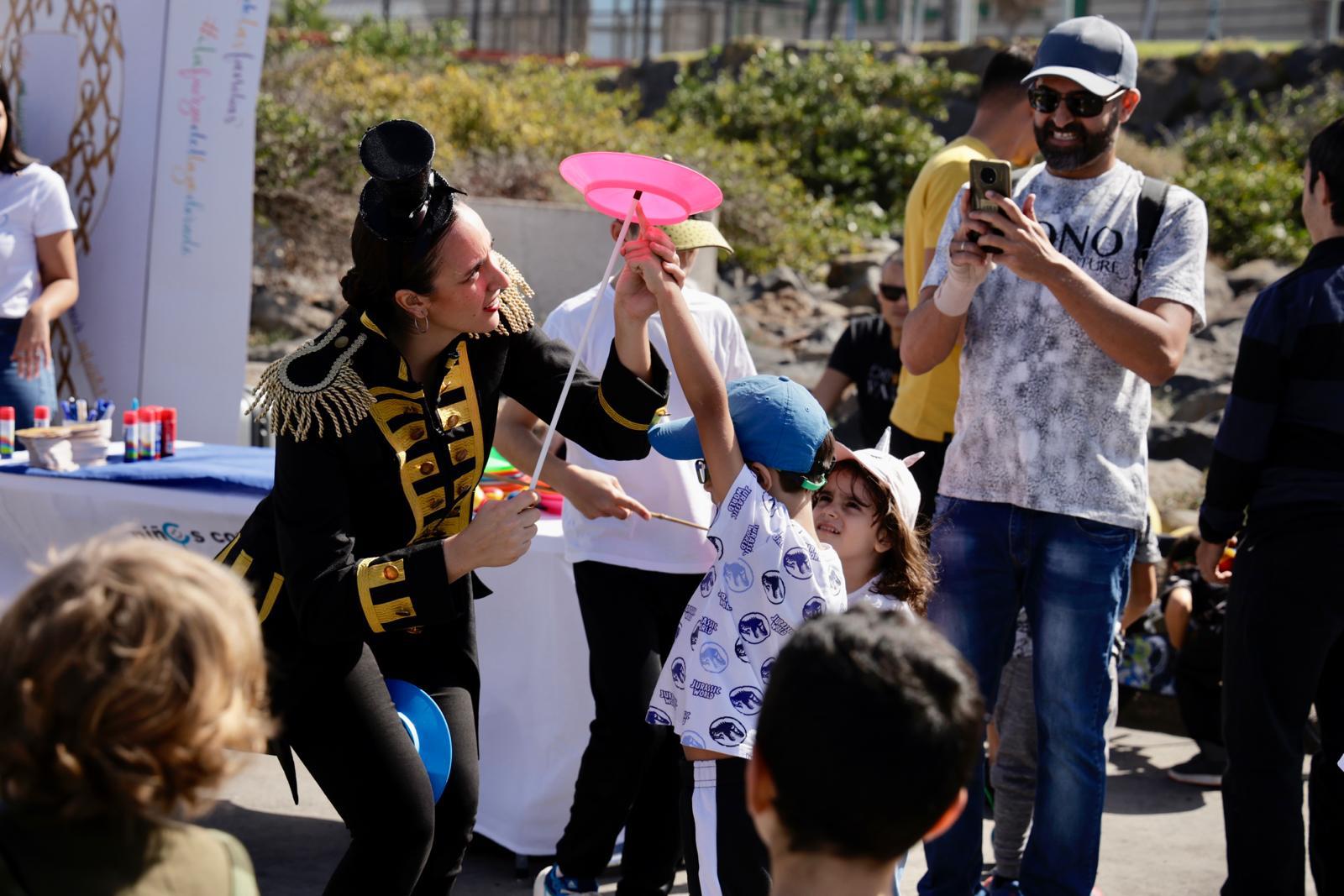El acto de Pequeño Valiente en la capital grancanaria, en imágenes