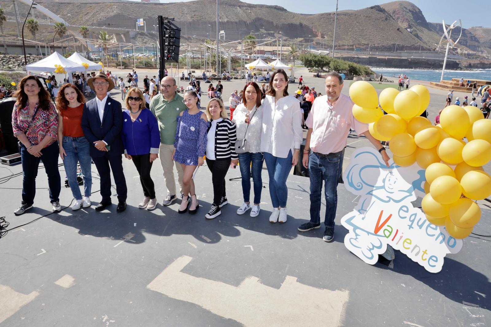 El acto de Pequeño Valiente en la capital grancanaria, en imágenes