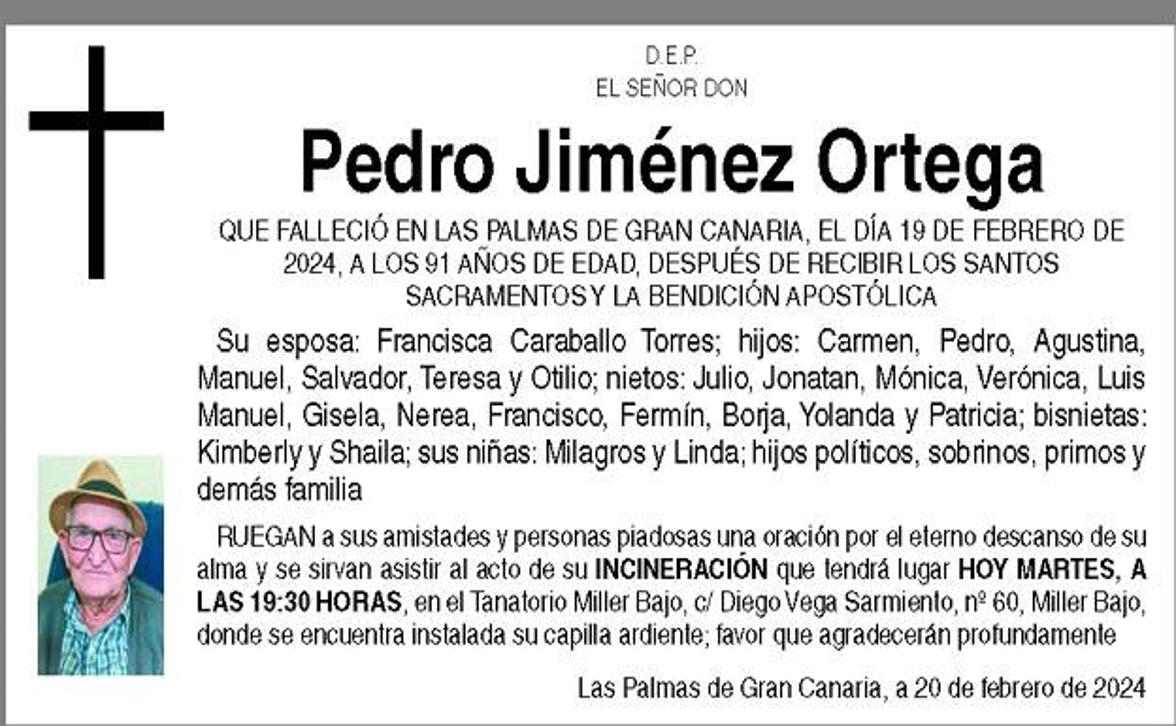Pedro Jiménez Ortega