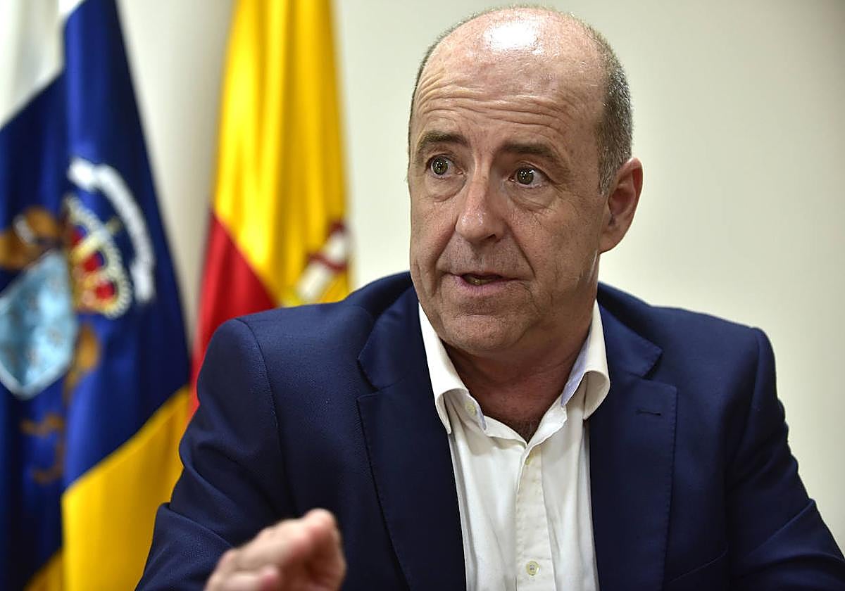 Pedro Ortega, presidente de la Confederación Canaria de Empresarios.