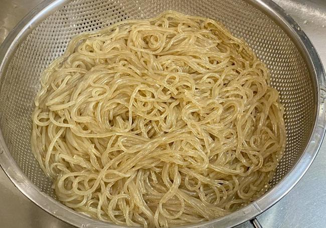 Escurrimos los fideos