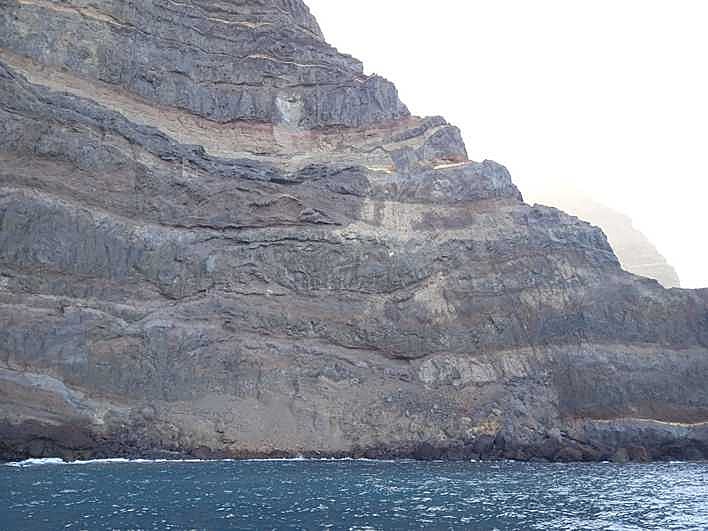 Imagen de la montaña donde ocurrió el desprendimiento.