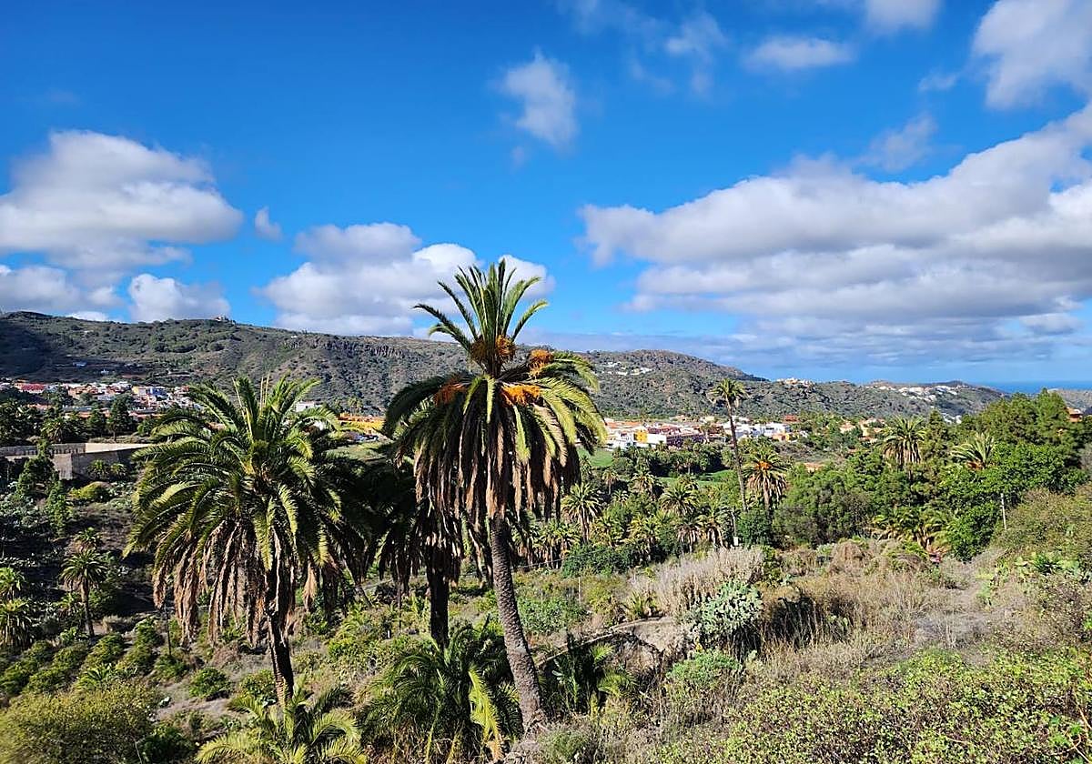 Imagen de archivo de un día poco nuboso en Gran Canaria.