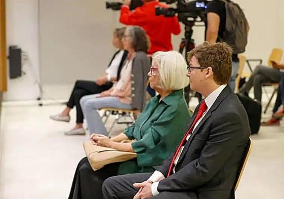 Los acusados Igor Kokorev, su madre Julia Maleeva y las hermanas Arencibia durante la vista celebrada en diciembre.