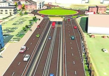 Así será Belén María durante el soterramiento: sin faro y con tres carriles abiertos al tráfico