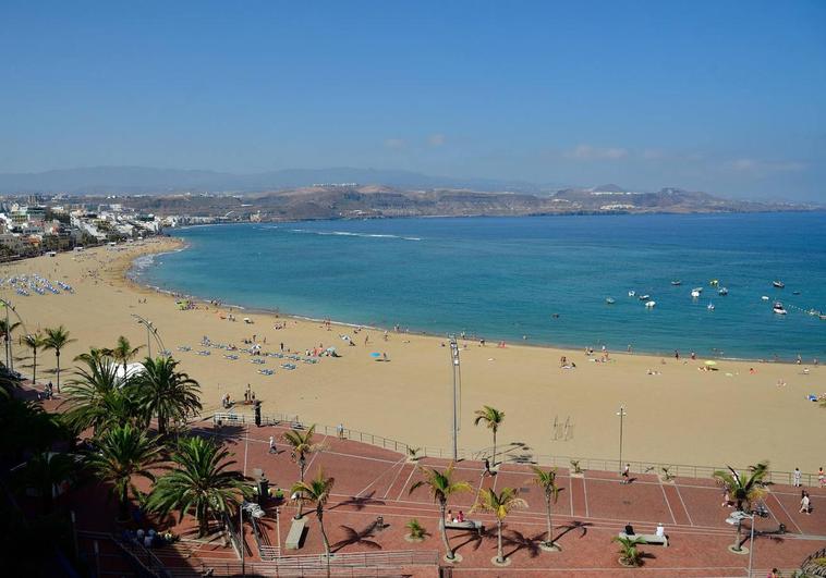 La playa de Las Canteras.
