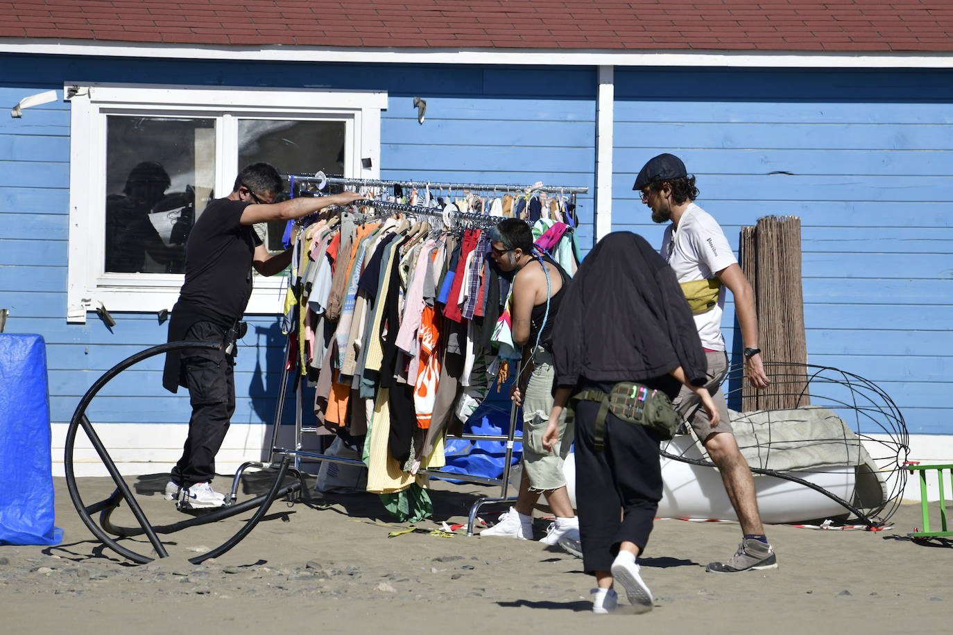 Paco León y Silvia Alonso ruedan una película en San Bartolomé de Tirajana