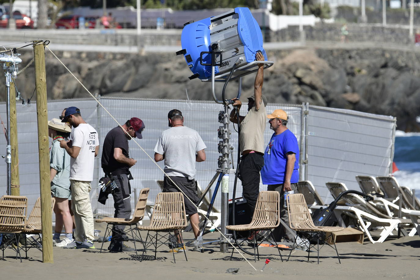 Paco León y Silvia Alonso ruedan una película en San Bartolomé de Tirajana