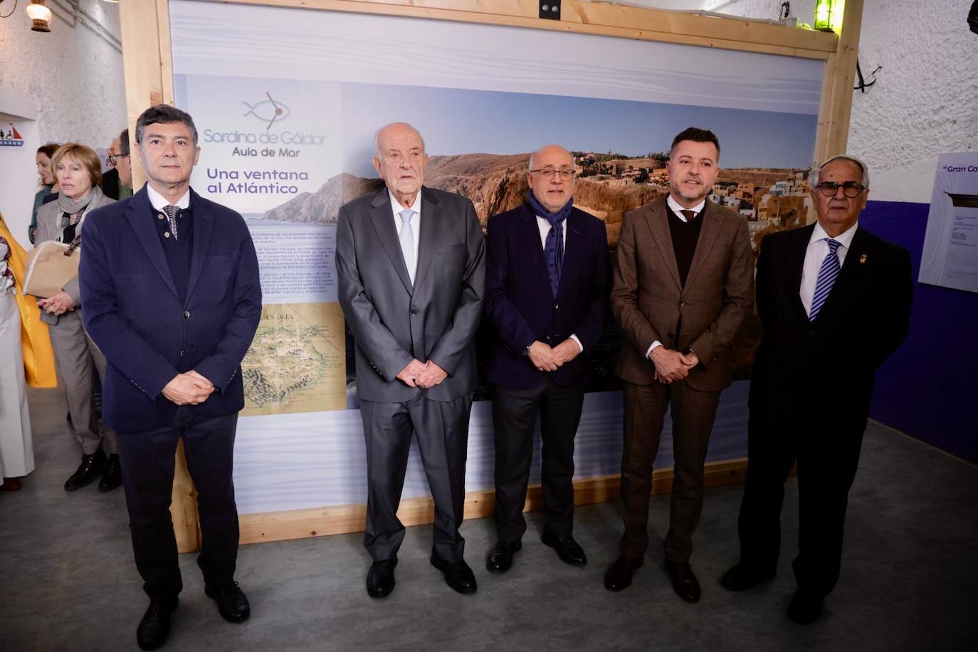 La inauguración del Aula del Mar en Sardina, en imágenes