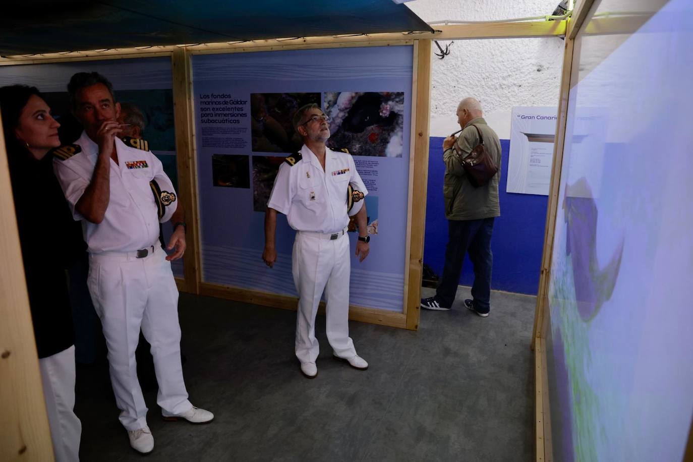 La inauguración del Aula del Mar en Sardina, en imágenes