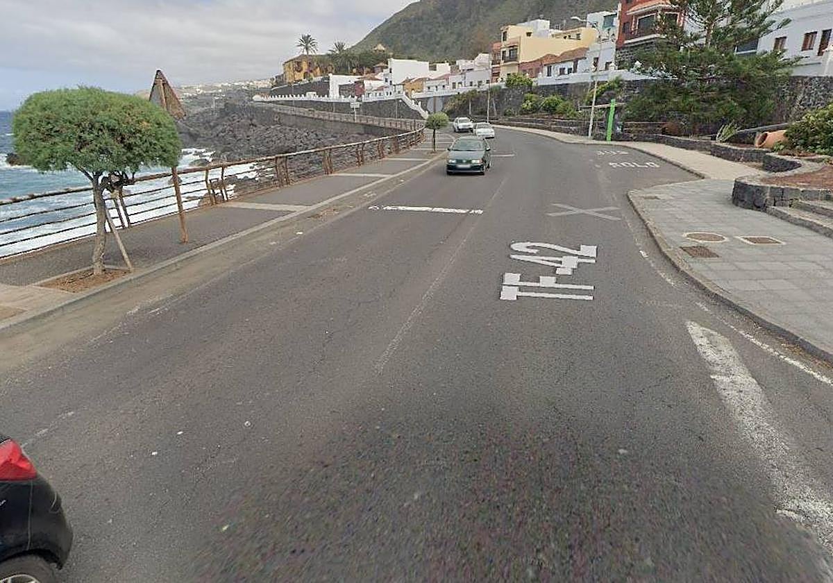 Imagen de la Avenida Adolfo Suárez, Arona.