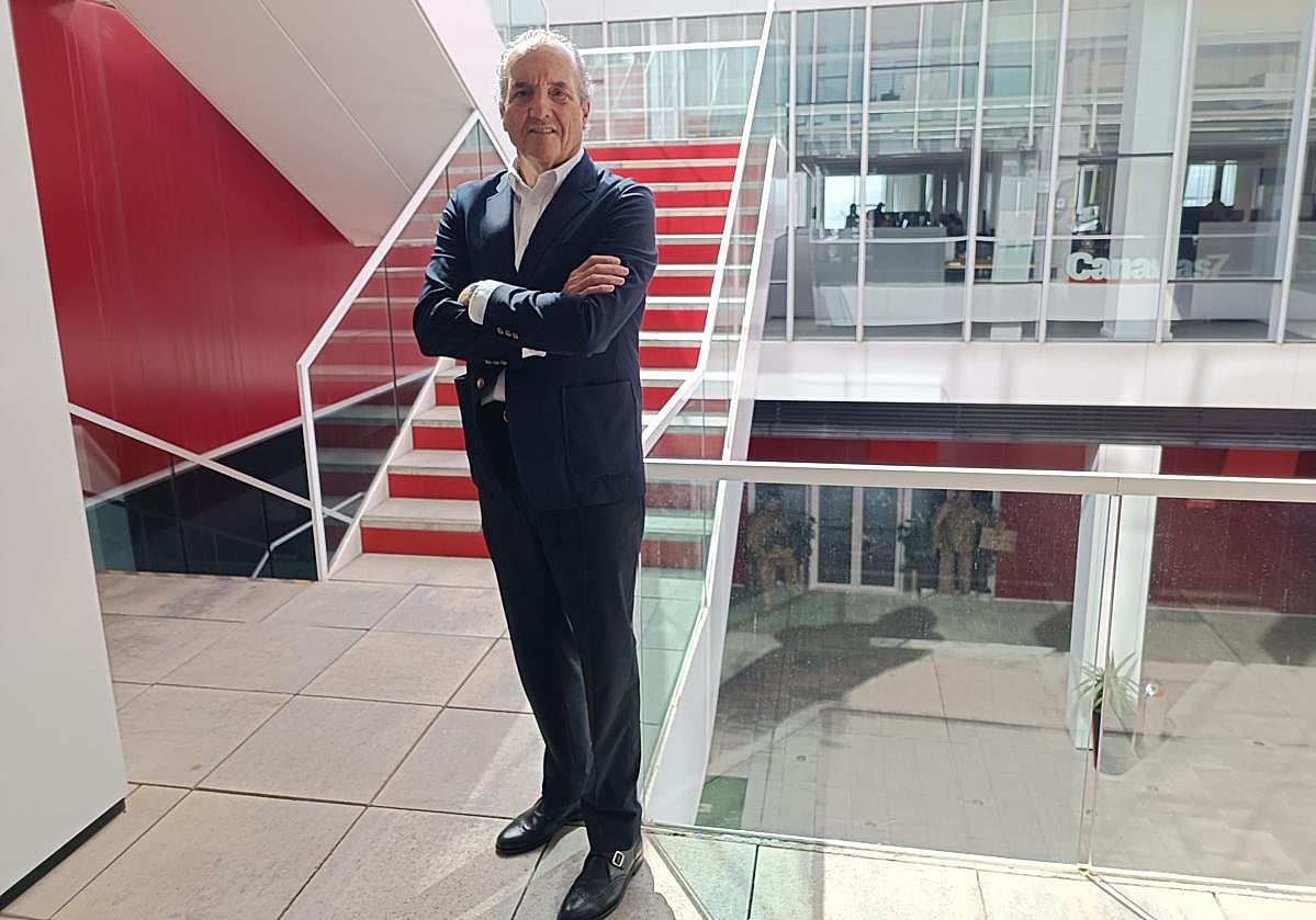 Alfredo Montes, en las instalaciones de CANARIAS7.