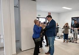 Alcalde, en la jornada de puertas abiertas.