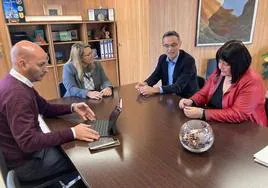 Reunión de la alcaldesa y la edil de Ingenio con el director de ARC.