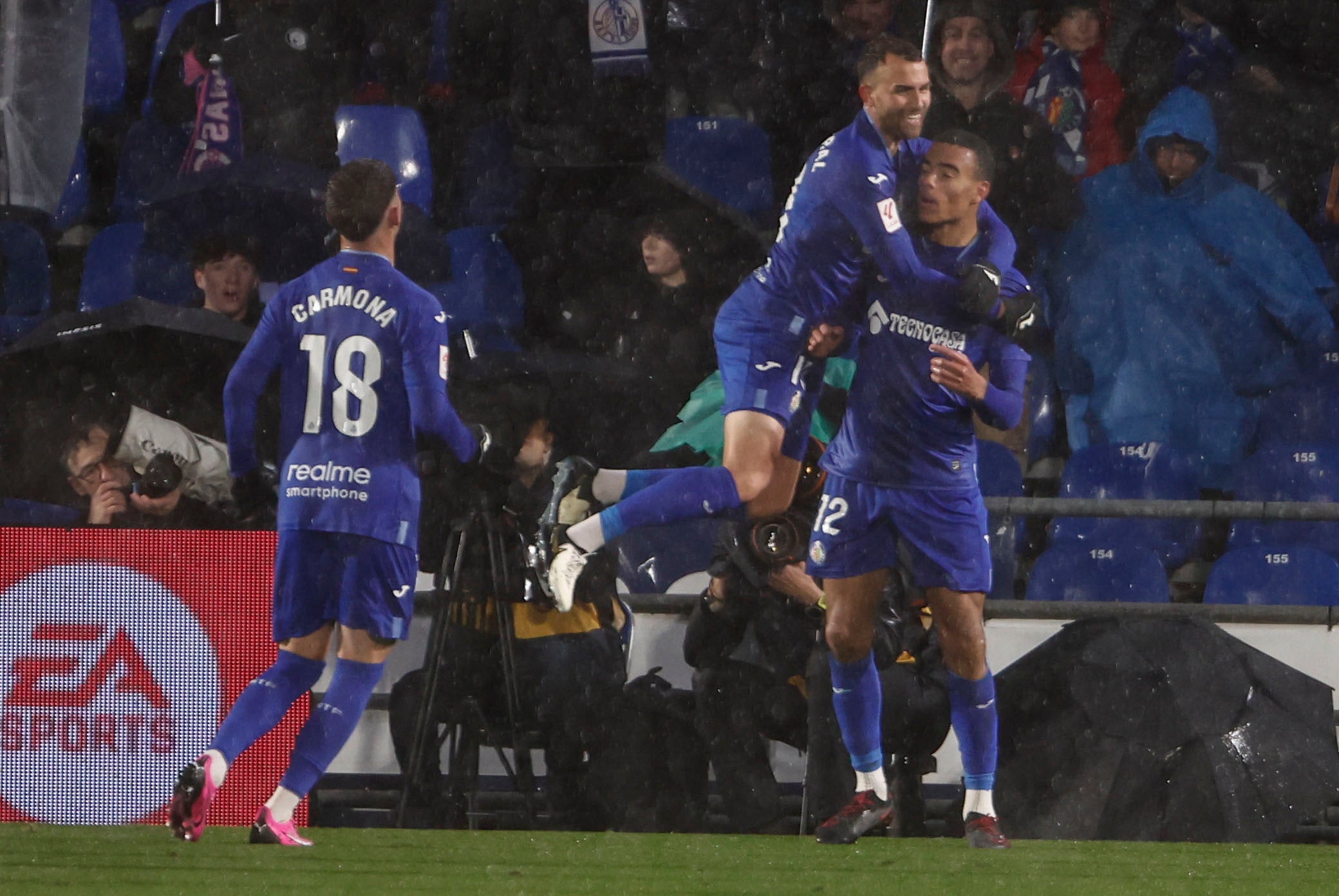 El Getafe-UD Las Palmas, en imágenes