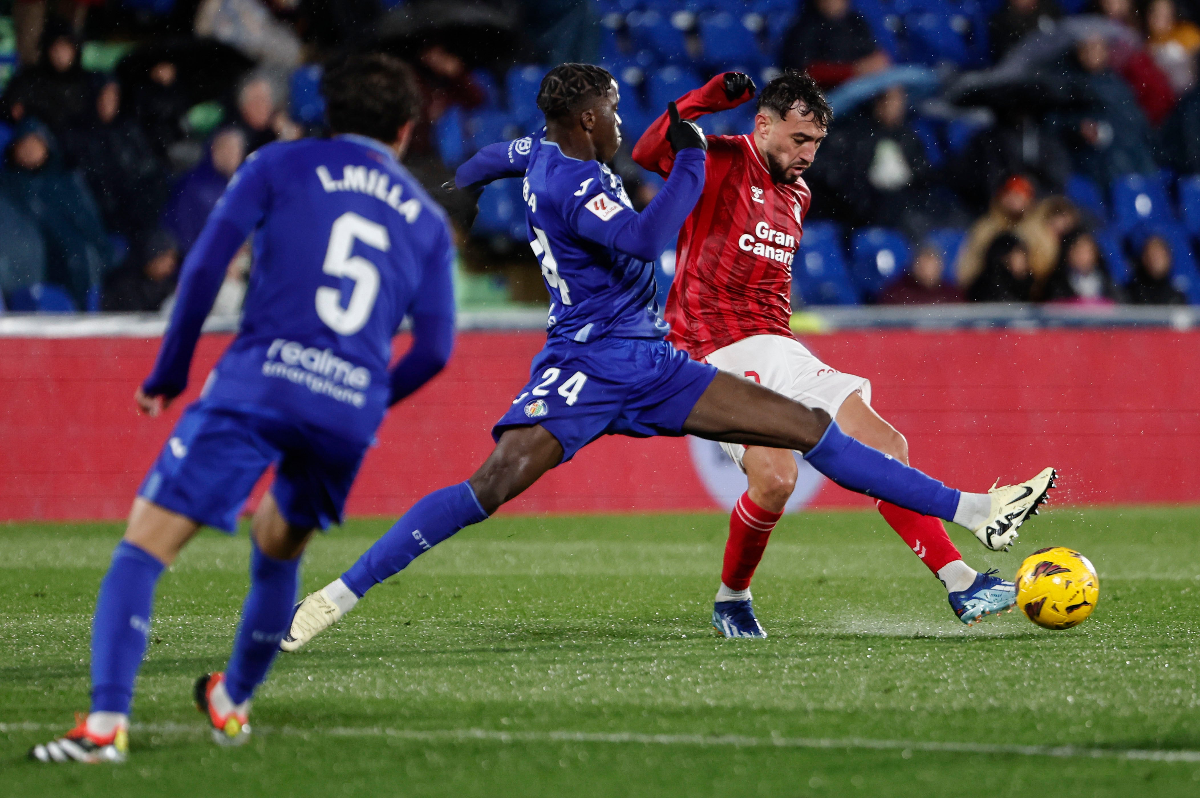El Getafe-UD Las Palmas, en imágenes
