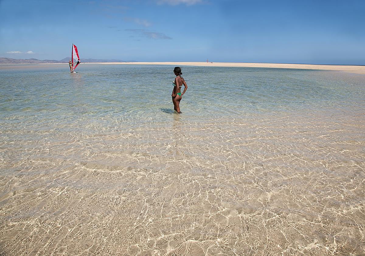Marisma de playa de la Barca, en el municipio de Pájara.