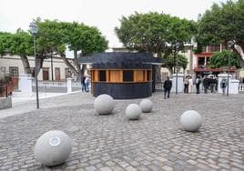 Imagen del quiosco ubicado en la Plaza Grande tras su remodelación.