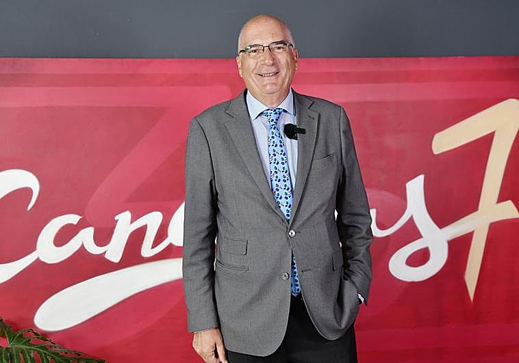Juan José Laforet durante la presentación de la CANARIAS7 Carrera de las Empresas.