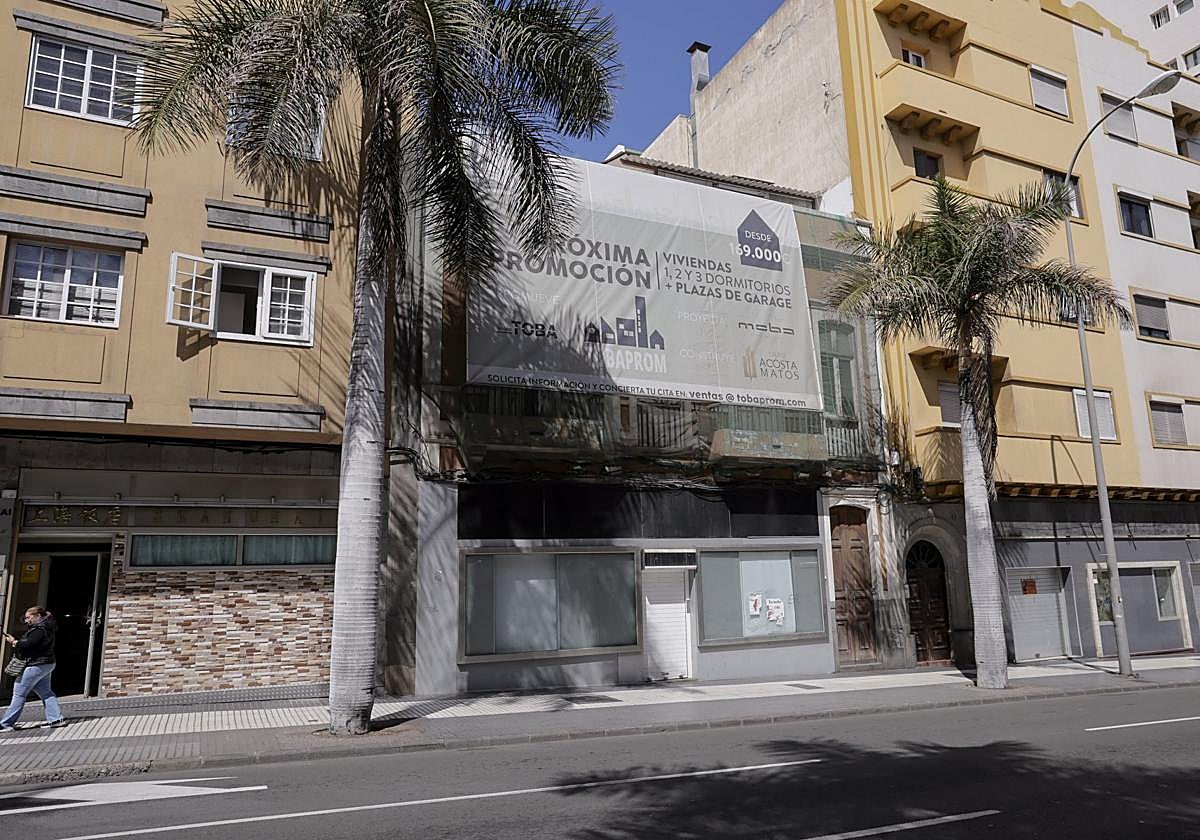 Imagen de la vivienda que queda desprotegida.