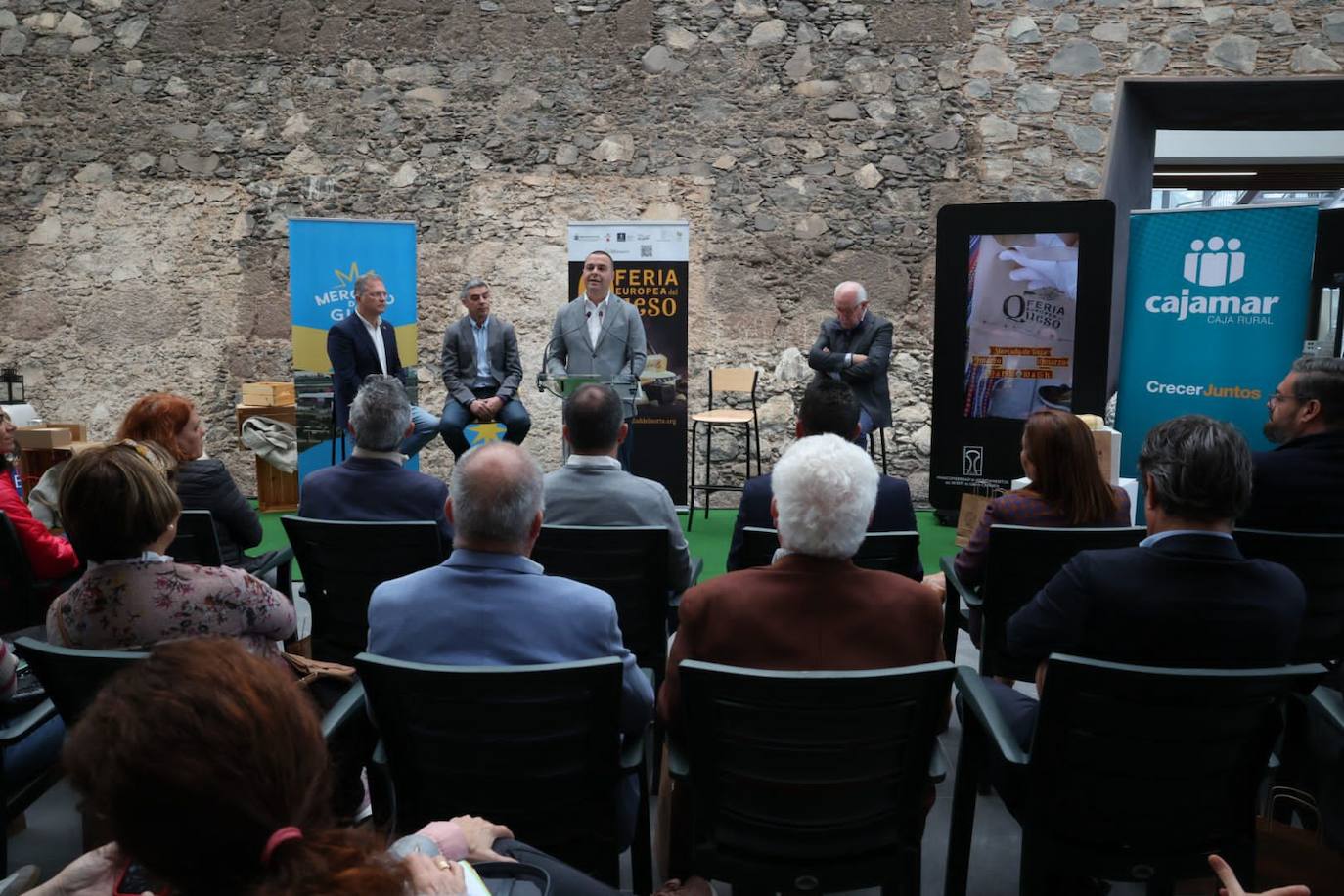 Las imágenes de la presentación de la Feria Europea del Queso en Guía
