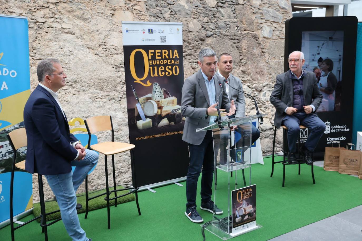 Las imágenes de la presentación de la Feria Europea del Queso en Guía