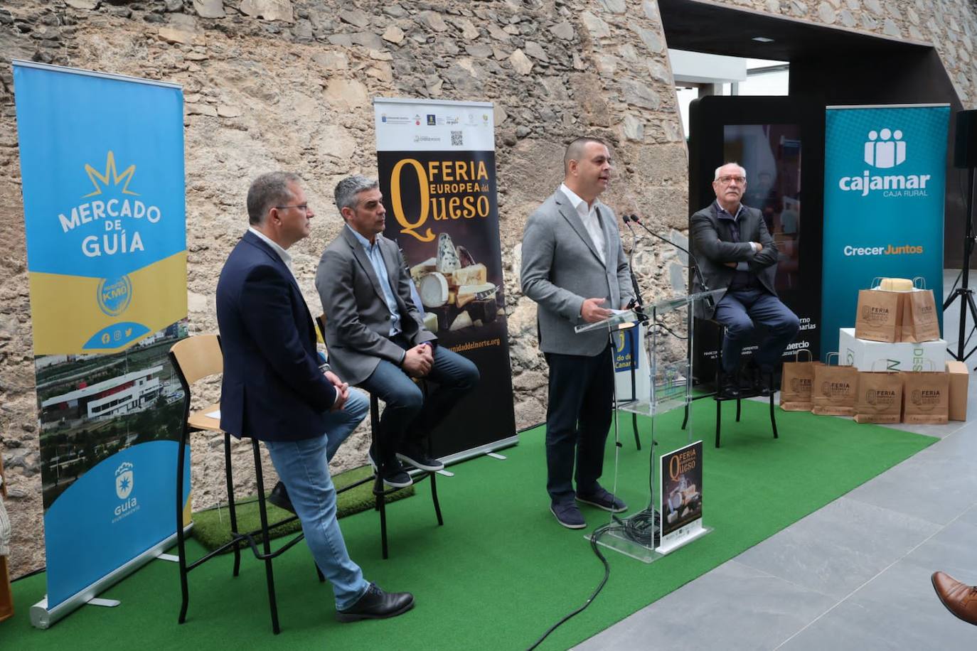 Las imágenes de la presentación de la Feria Europea del Queso en Guía