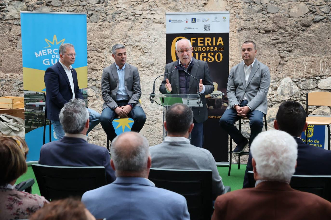 Las imágenes de la presentación de la Feria Europea del Queso en Guía