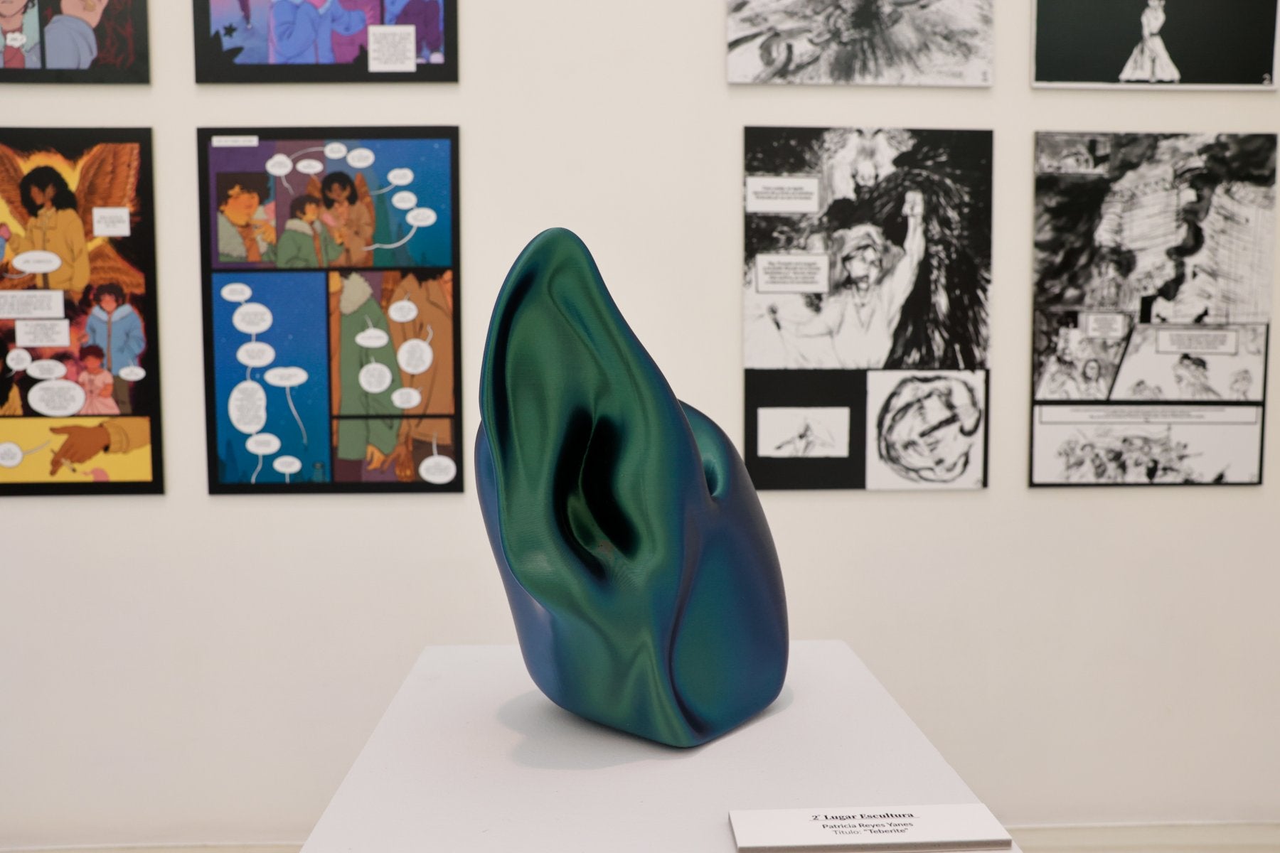 Una de las piezas que se exhibe en la muestra 'Jóvenes talentos de Gran Canaria', en el Cicca.