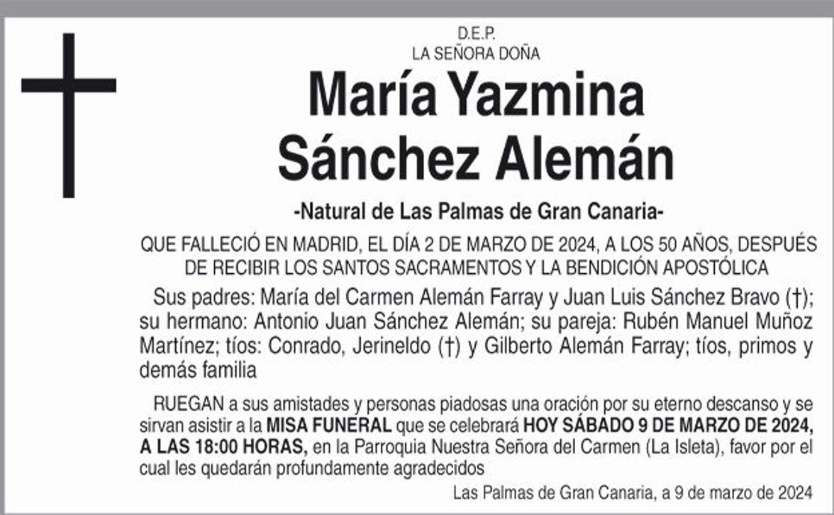 María Yazmina Sánchez Alemán