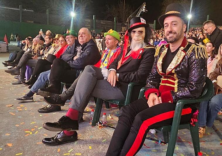 Imagen durante la gala de drag queen de Telde.