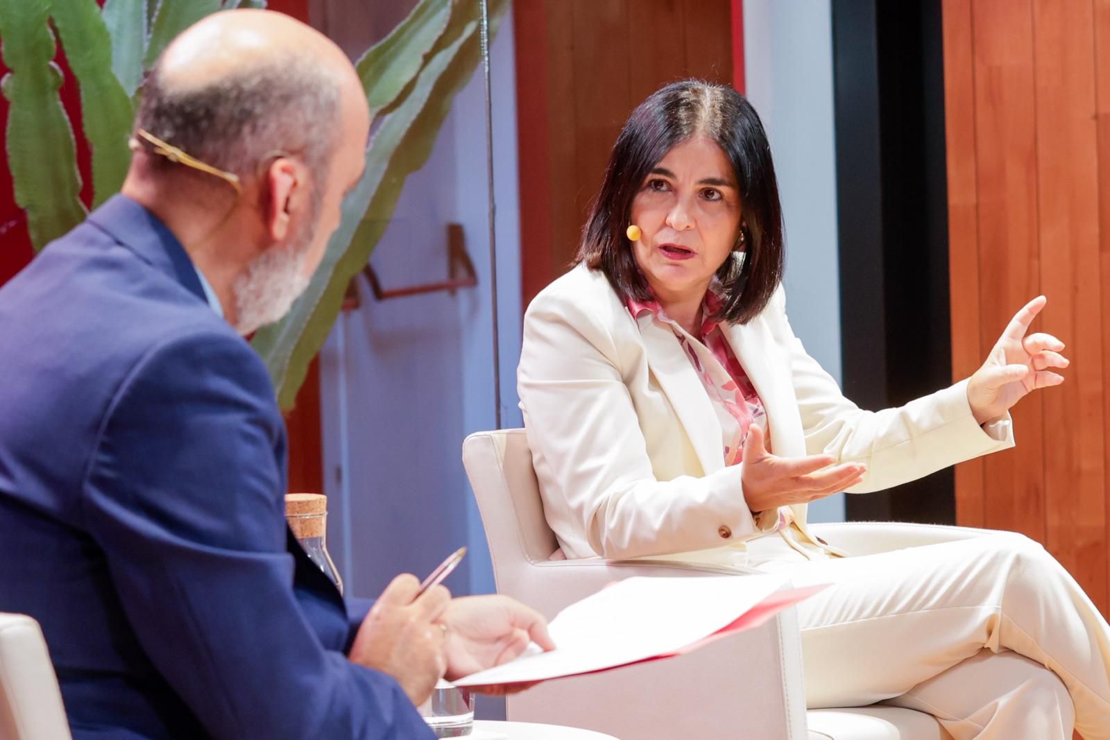 Las imágenes del encuentro con Carolina Darias en CANARIAS7