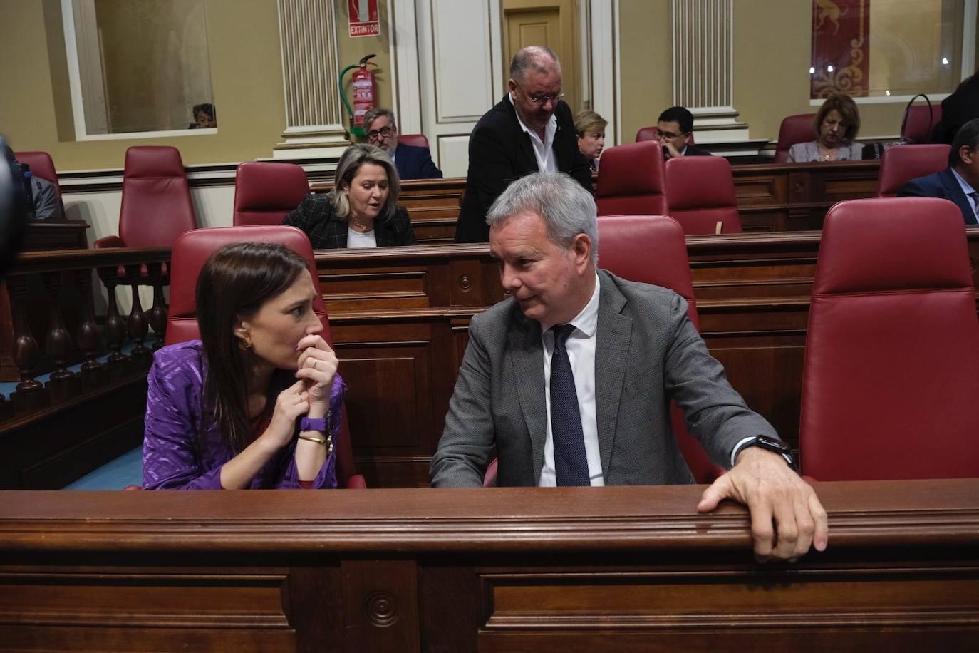 El debate del estado de la nacionalidad canaria, en imágenes