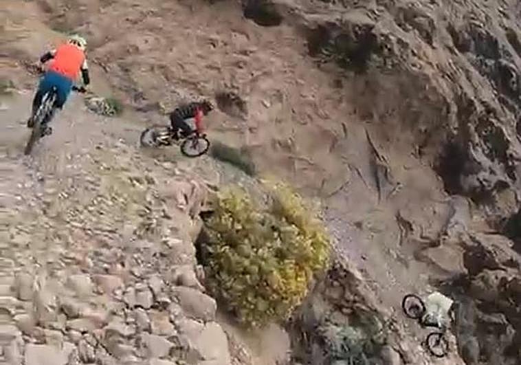 Captura del vídeo emitido en el perfil @nachogafram en TikTok.