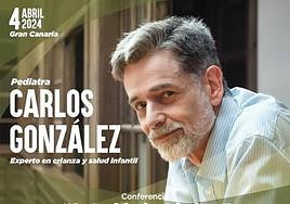 Cartel de la conferencia de Carlos González.