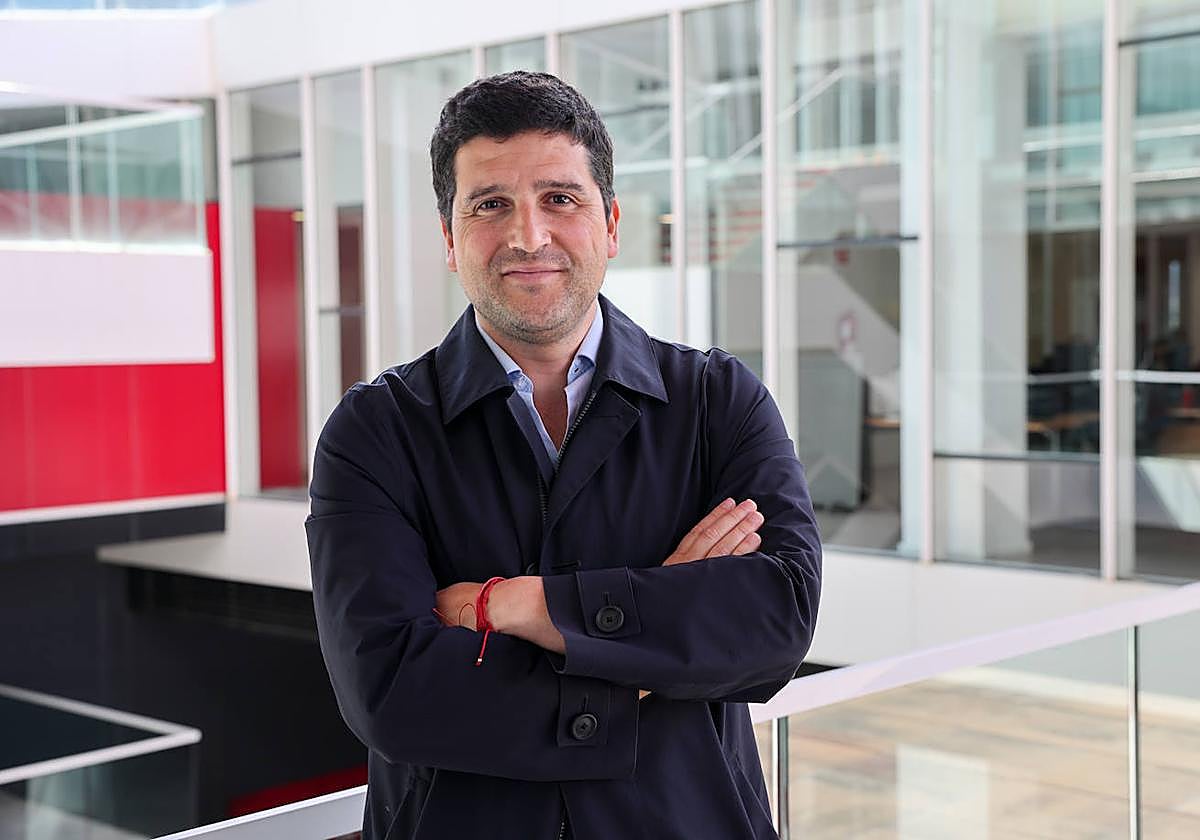 El CEO de Visocan, Agustín Fernández, esta semana en la sede de CANARIAS7.