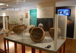 Cerámica de la cultura de los mahos en el Museo Arqueológico.