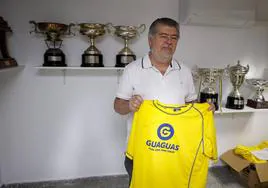Felipe Nuez, siempre identificado con el CV Guaguas.