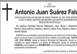 Antonio Juan Suárez Falcón