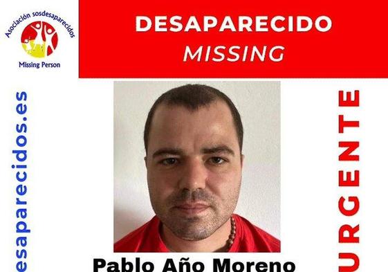 Buscan a Pablo Año Moreno en Santa Cruz de Tenerife
