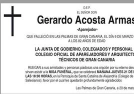 Gerardo Acosta Armas