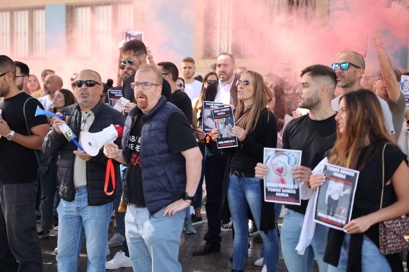 La manifestación de los funcionarios de prisión, en imágenes