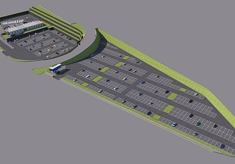 Infografía del potrero del Mirador del Valle, en Jinámar.