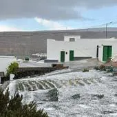 La DANA deja lluvia, granizo, nieve y rayos