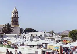 Tradicional mercadillo de Teguise.