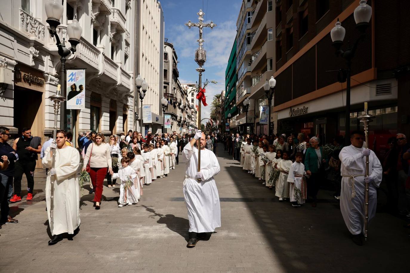 La procesión de La Burrita en la capital grancanaria, en imágenes