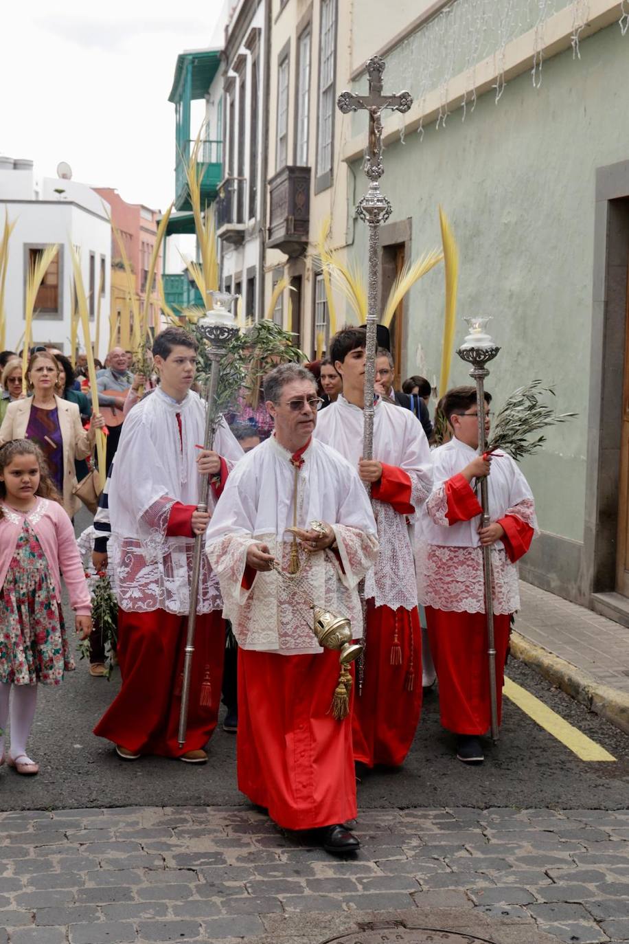 La procesión de La Burrita en la capital grancanaria, en imágenes