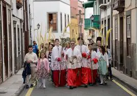 La procesión de La Burrita en la capital grancanaria, en imágenes