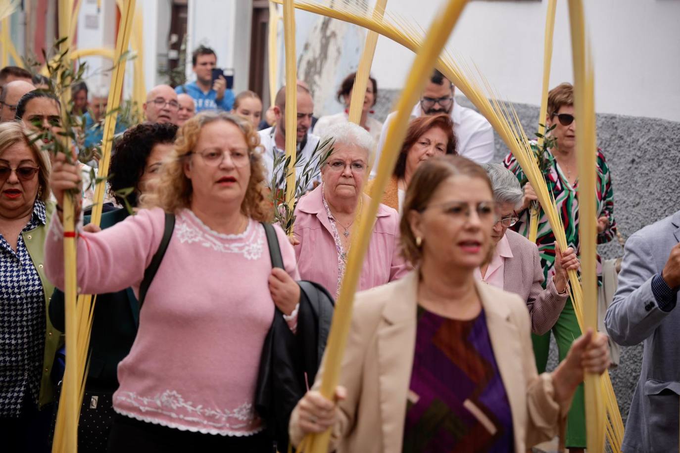 La procesión de La Burrita en la capital grancanaria, en imágenes